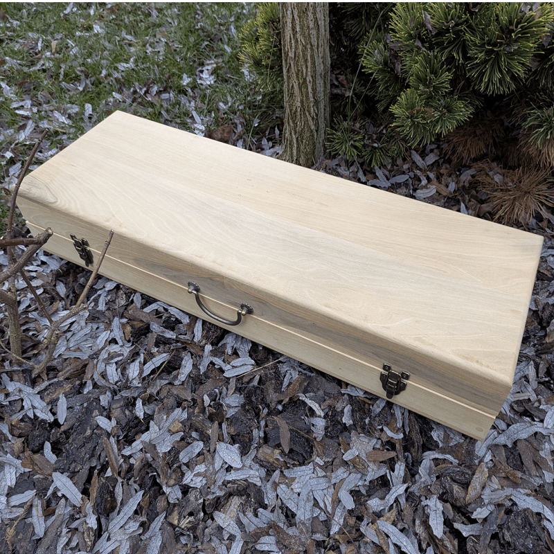 Шашличний набір у кейсі з дерева “Вікінг” на 10 персон (28 предметів)