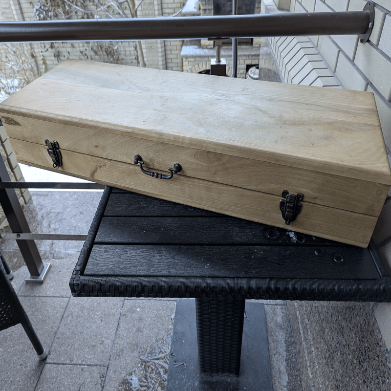 Набір шампурів 'Гетьманський Горіх' на 10 персон у преміальному кейсі (22 предметa)