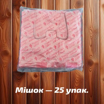 Майка фасувальна 'ТК' 24x42 см, рожева, 9 мк (200 шт)